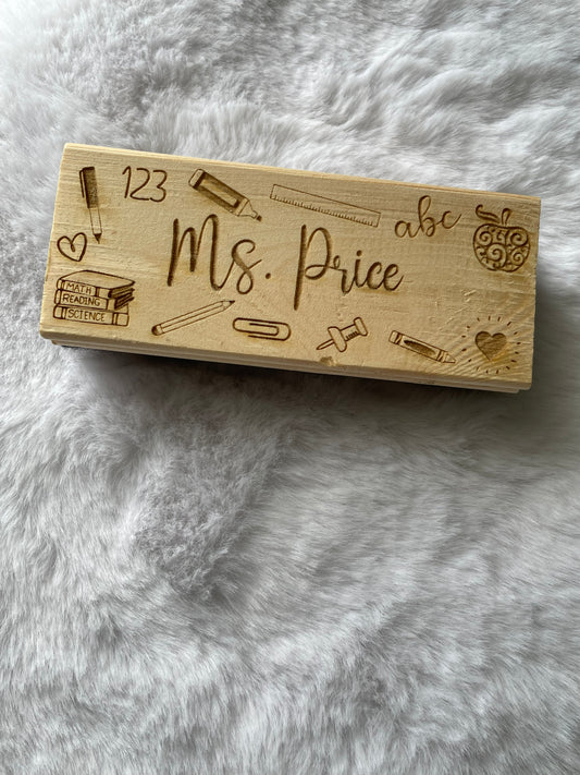 Personalized Teacher Dry Eraser