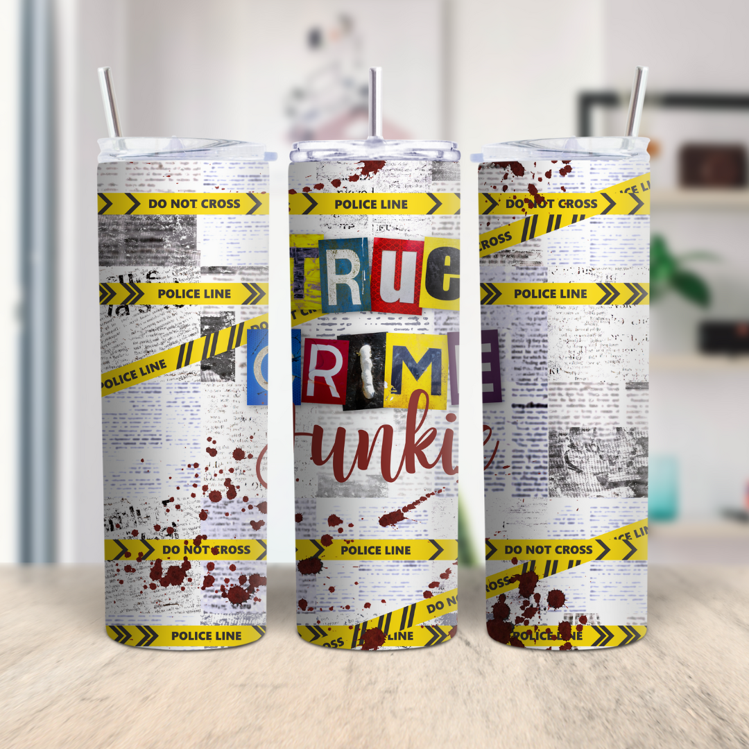 True Crime Junkie Tumbler
