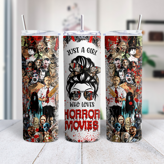"Just A Girl Who Loves Horror Movies" Tumbler