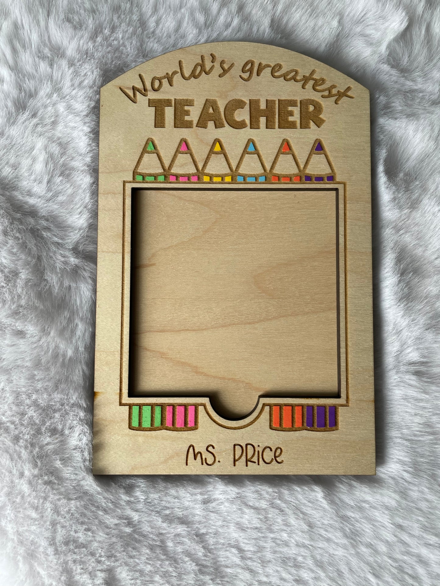 Teacher Sticky Note Holder