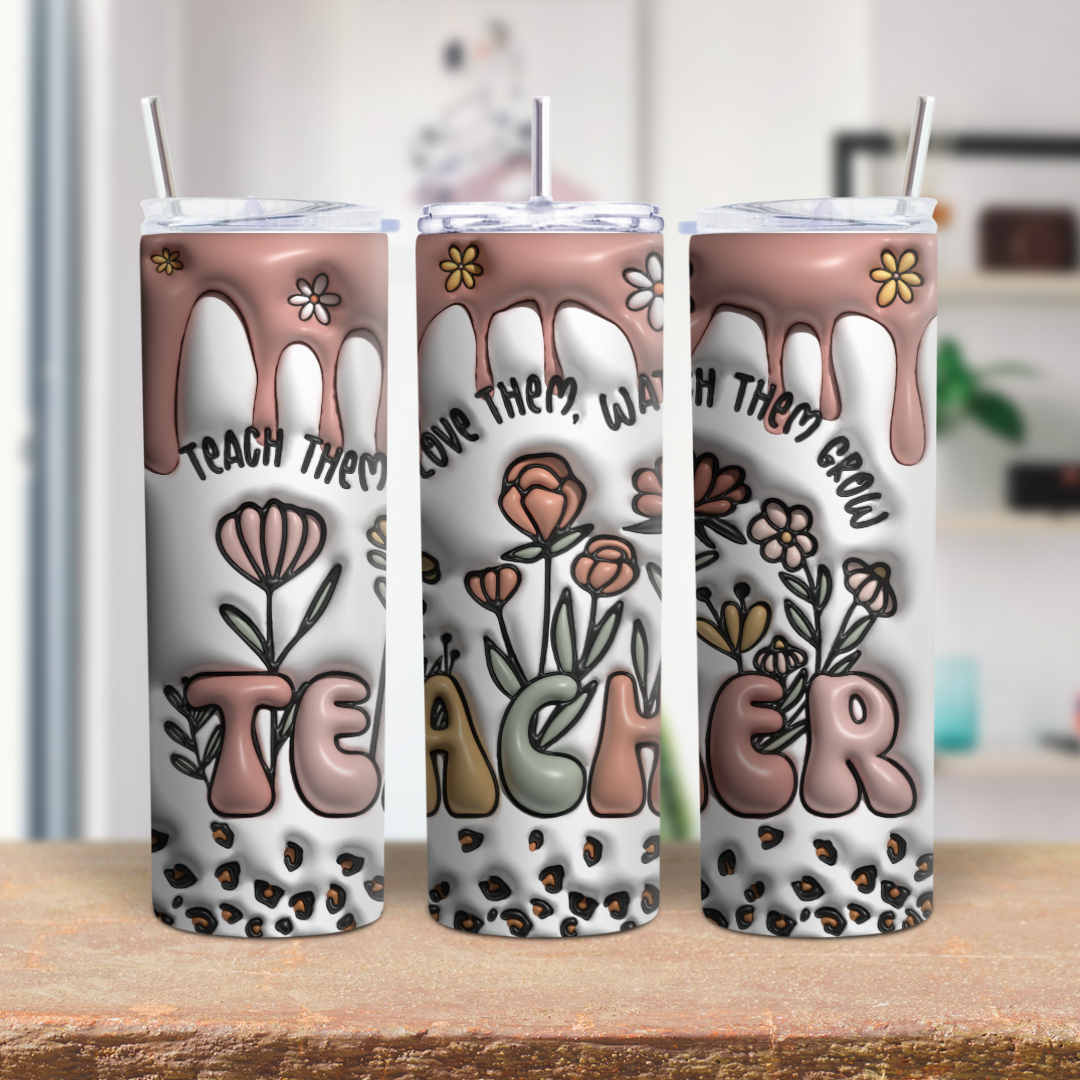 Teacher 3D 20oz Tumbler