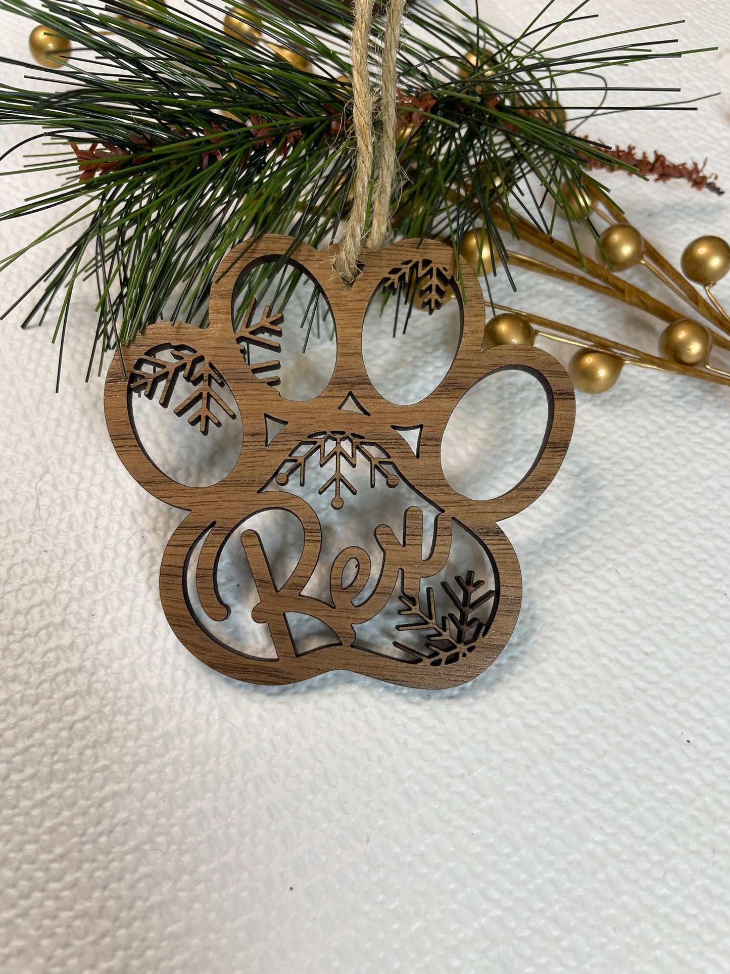 Dog Paw Ornament