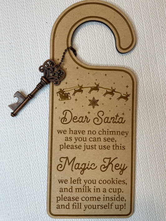 Dear Santa Magic Key Hanger