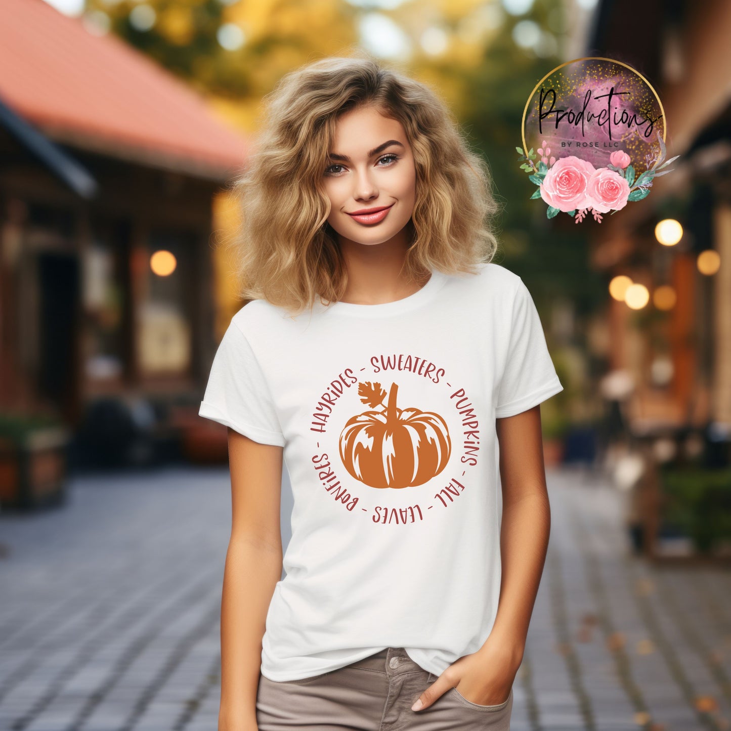 Pumpkin Fall Words Shirt or Crewneck